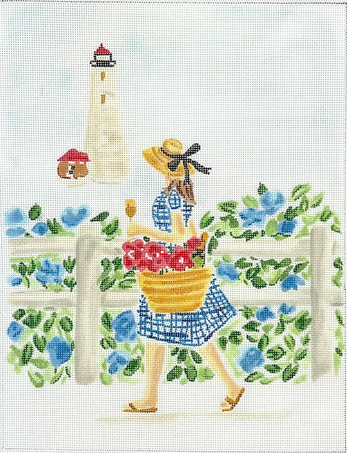 Summer Stroll with Hydrangeas and Champagne