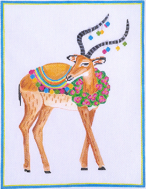 Party Animal Impala with Wreath & Ornaments