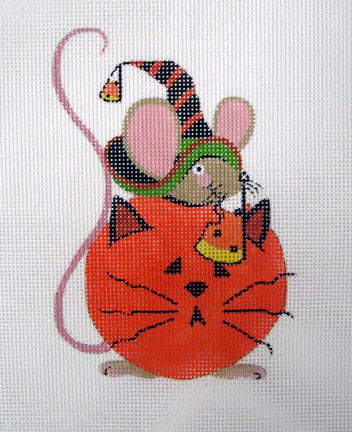 Danji Designs Mouse in Cat Pumpkin