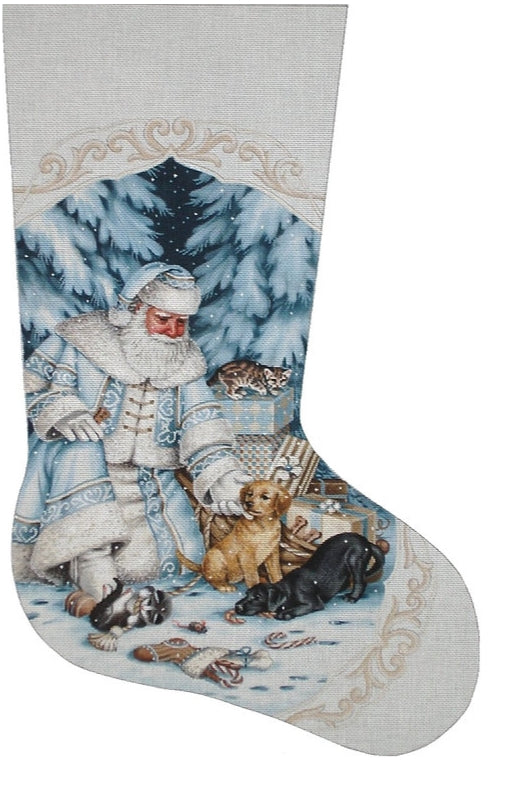 Santa Pets & Presents Stocking
