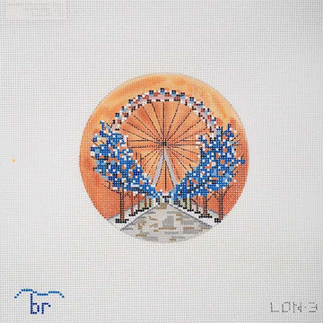 London Eye Blue Ridge Stitchery