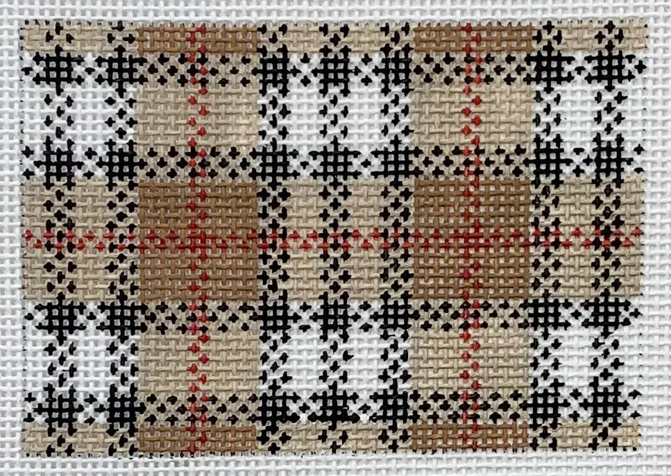 Brown Plaid, 3x2