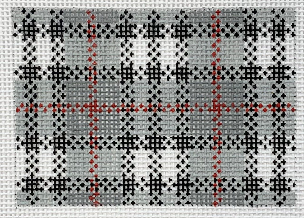 Grey & Black Plaid, 3x2