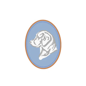 Sticker Labrador Retriever Cameo Rooney and Stitch