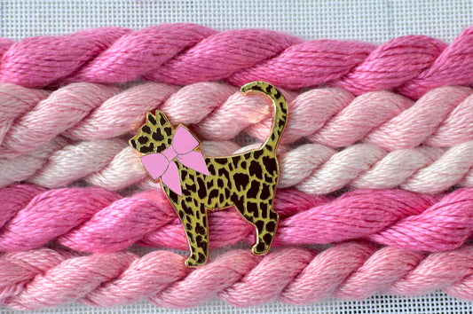 Leopard Kitty Needle Minder Go Stitch Studio