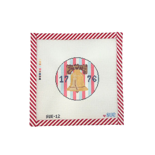 1776 Liberty Bell Atlantic Blue Canvas