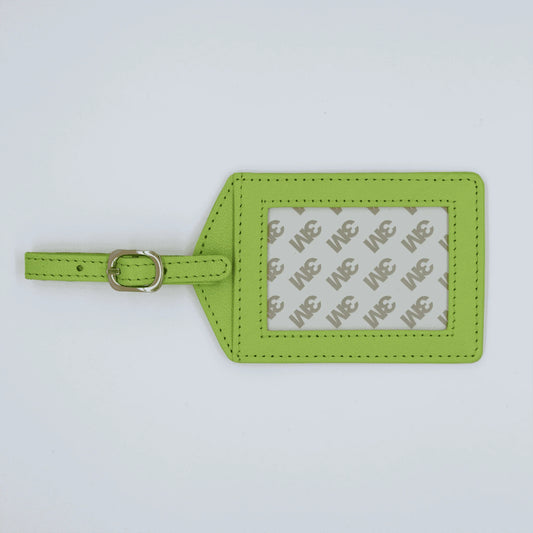 Lime Luggage Tag Leather Tilli Tomas