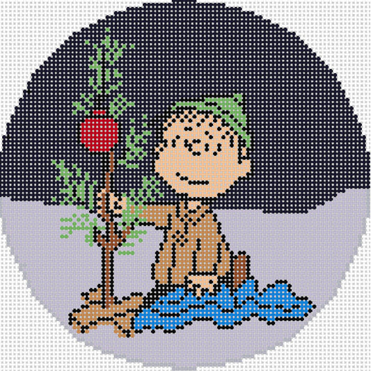 Peanuts Linus Kneeling Wrapping Blanket