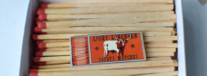 Lucky Longhorn MAtchbox Needle Minder Go Stitch Studio