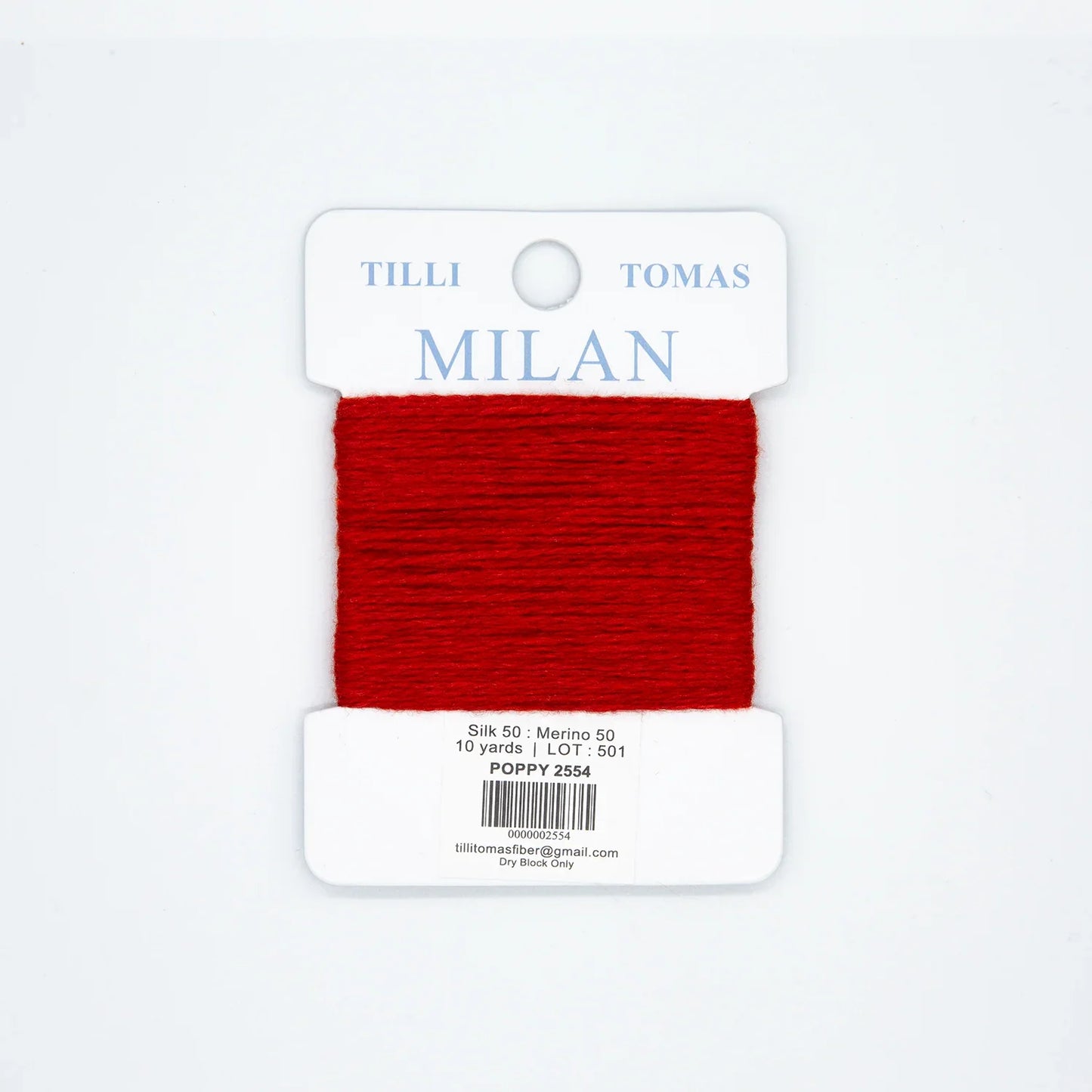 Milan Card Poppy 2554