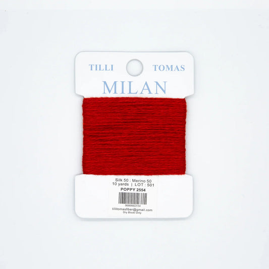 Milan Card Poppy 2554