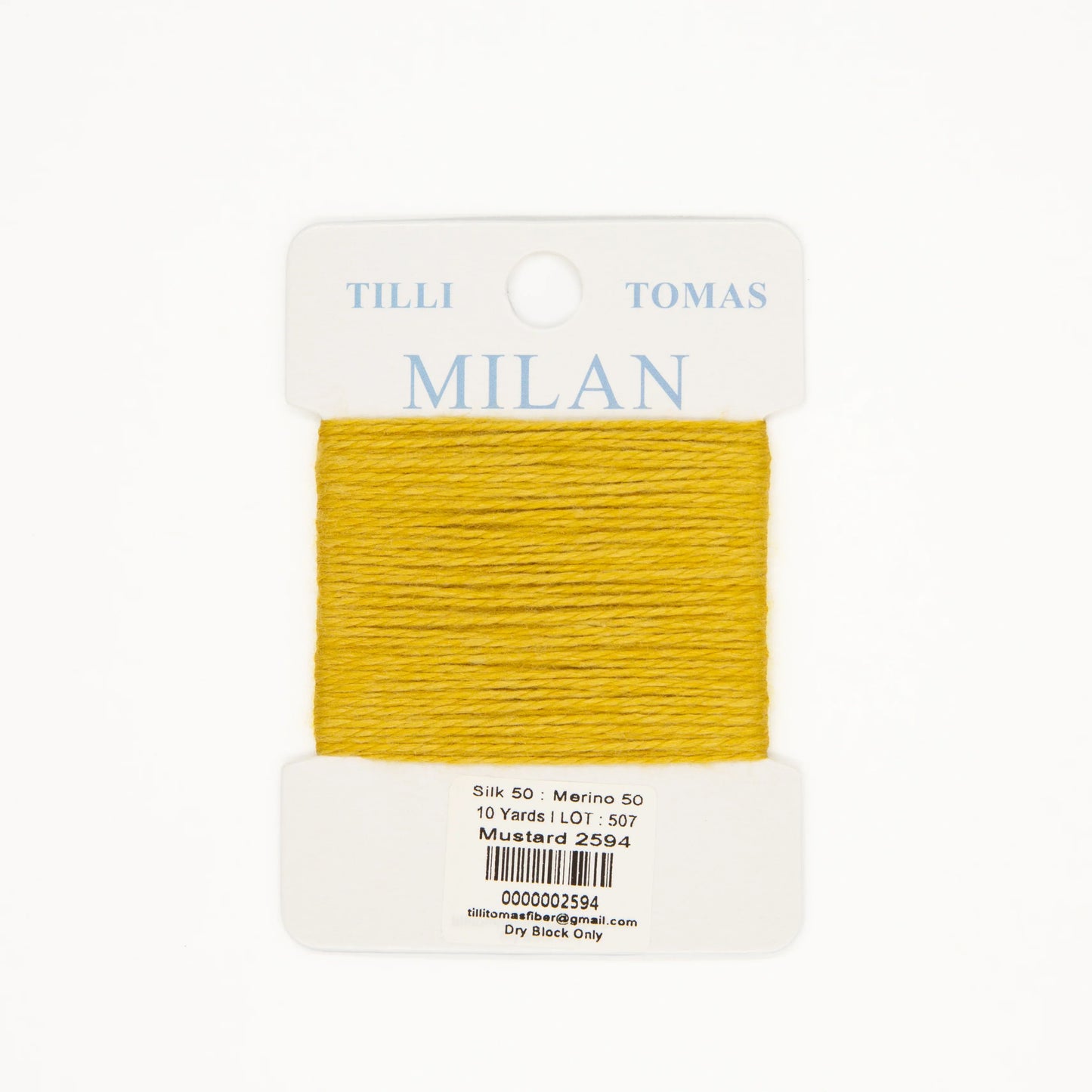 Milan Card Mustard 2594