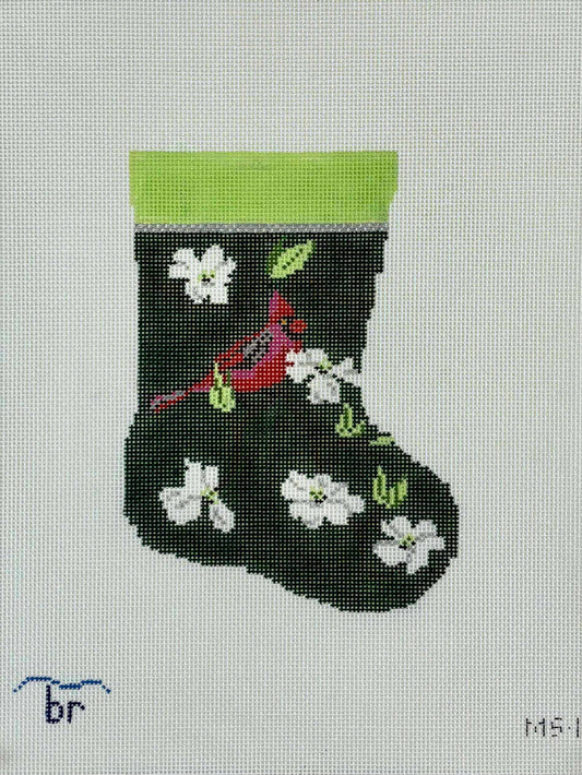 Cardinal & White Dogwood Blue Ridge Stitchery
