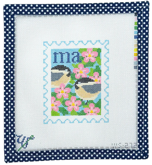 Massachusetts Stamp Wipstitch