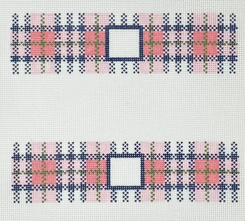 Pink Plaid (Reg. $45)-Napkin Rings, Bookmarks or Cuffs