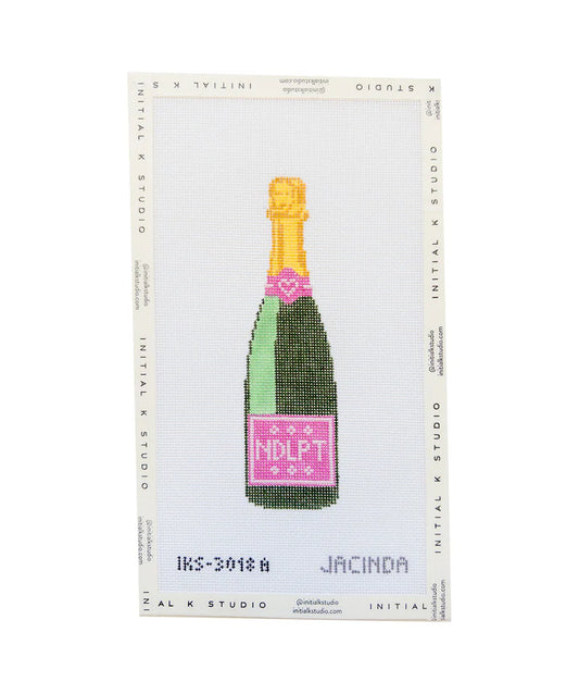 NDLPT Champagne Ornament Initial K Studio