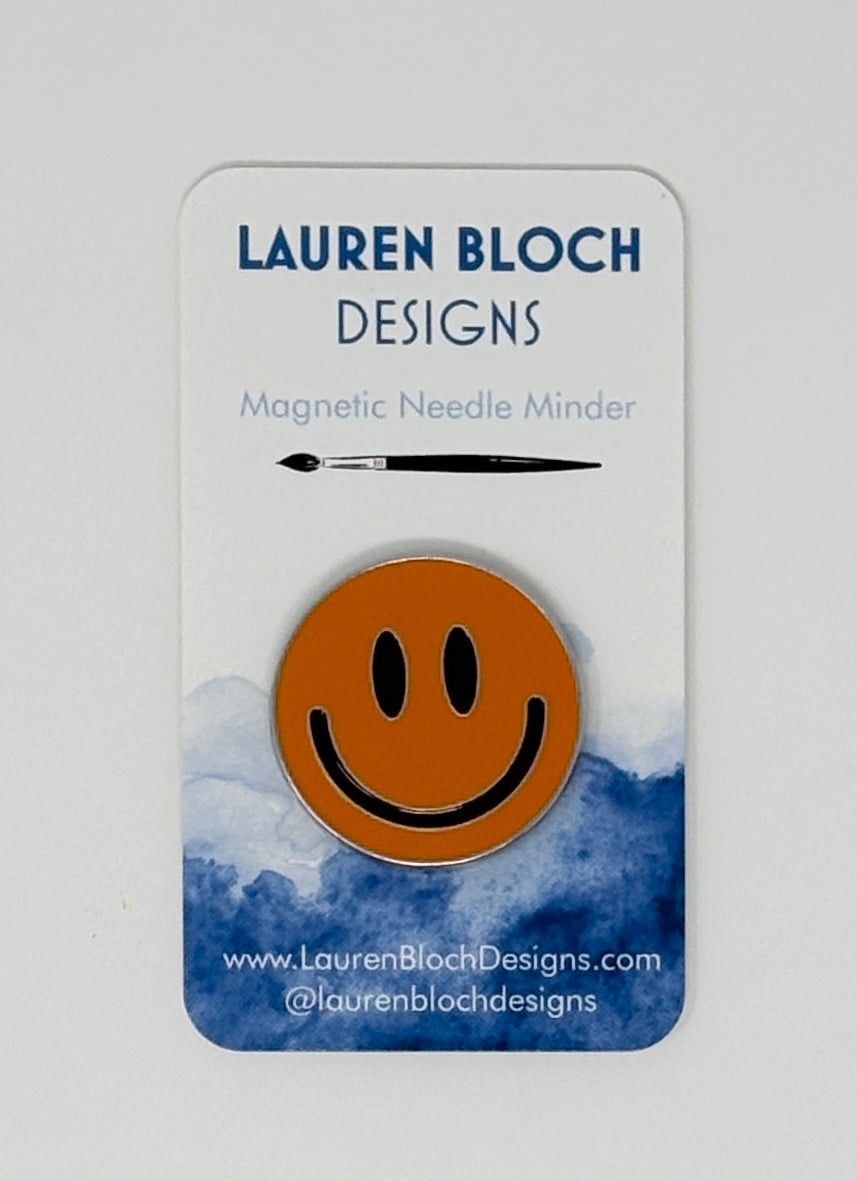 Needle Minder - Smiley Face, Orange
