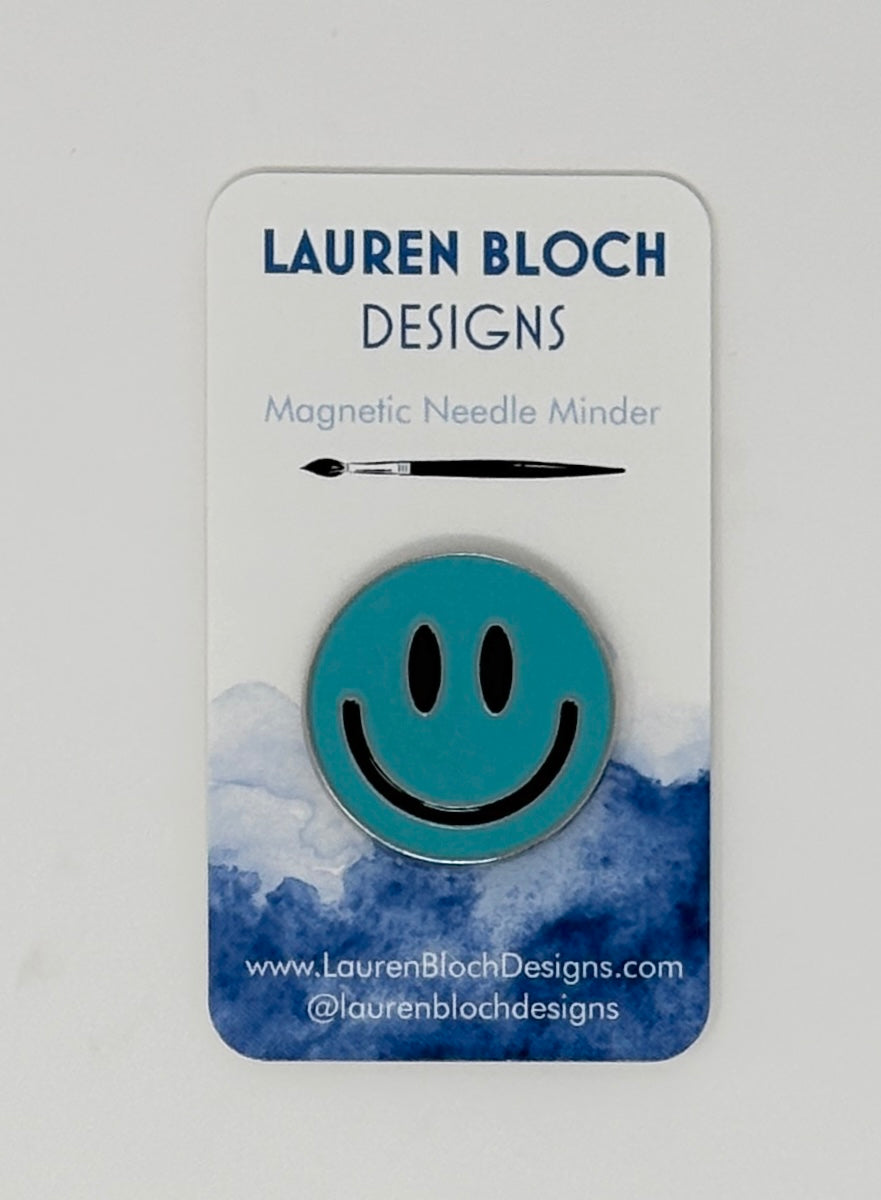 Needle Minder - Smiley Face, Light Blue