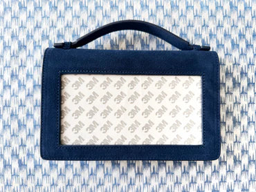 Everyday Clutch Navy Suede