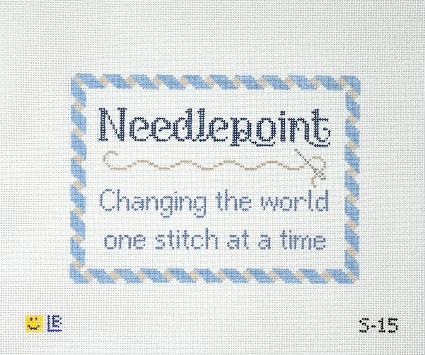 Needlepoint.......Changing the World Lauren Bloch