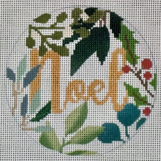 Noel Ornament White-Gold Laura Love