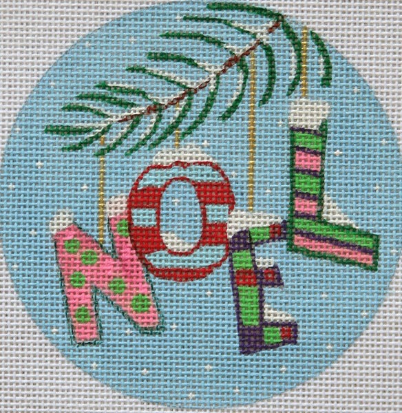 Noel Christmas Words Ornament