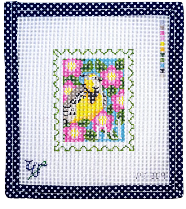 North Dakota Stamp Wipstitch