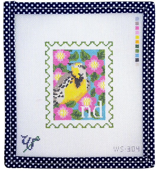 North Dakota Stamp Wipstitch