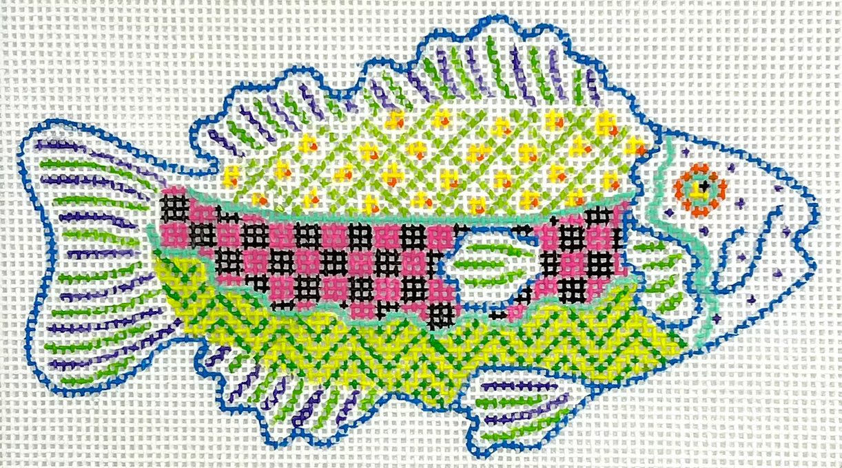 Mini Fish Mackenzie Childs Inspired Facing Left
