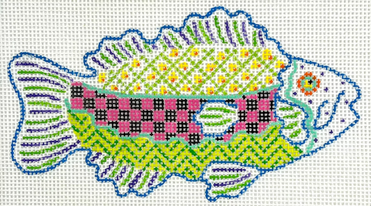 Mini Fish Mackenzie Childs Inspired Facing Left