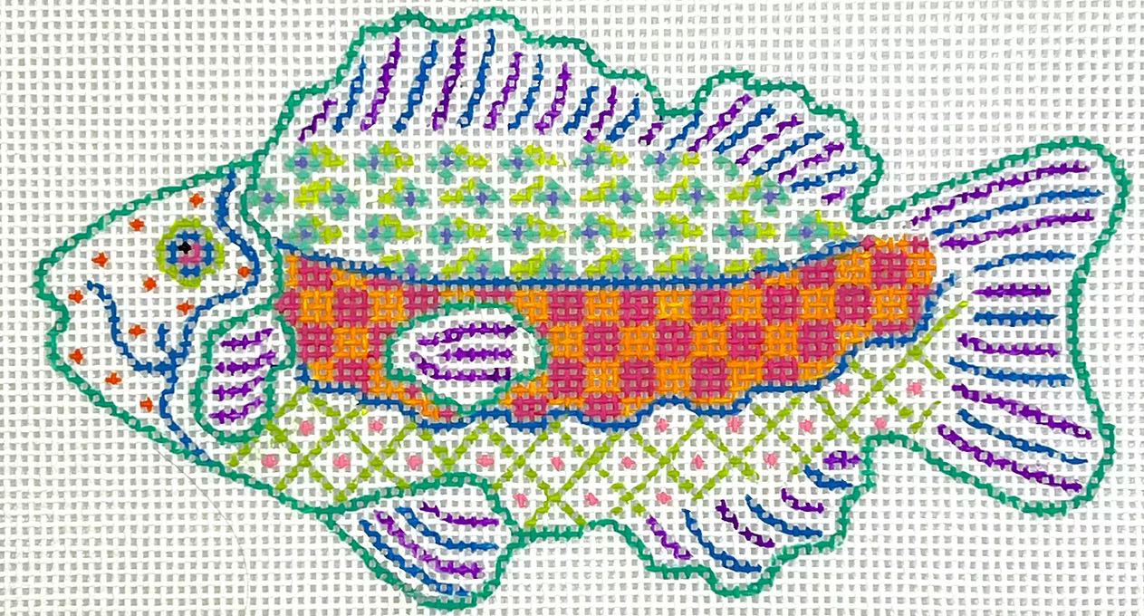 Mini Fish Mackenzie Childs Inspired Facing Right