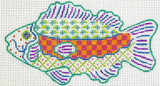 Mini Fish Mackenzie Childs Inspired Facing Right