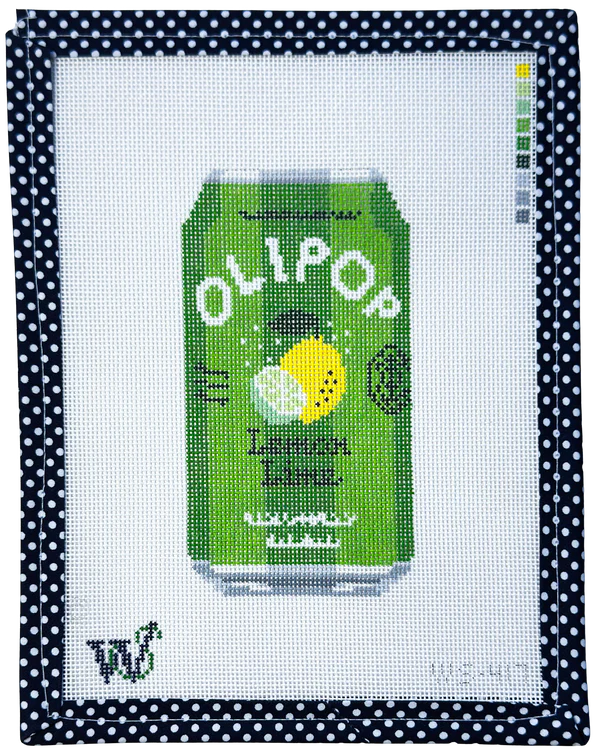 Olipop Lemon Lime Wipstitch