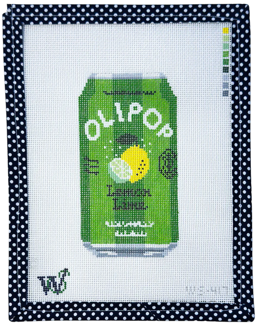 Olipop Lemon Lime Wipstitch
