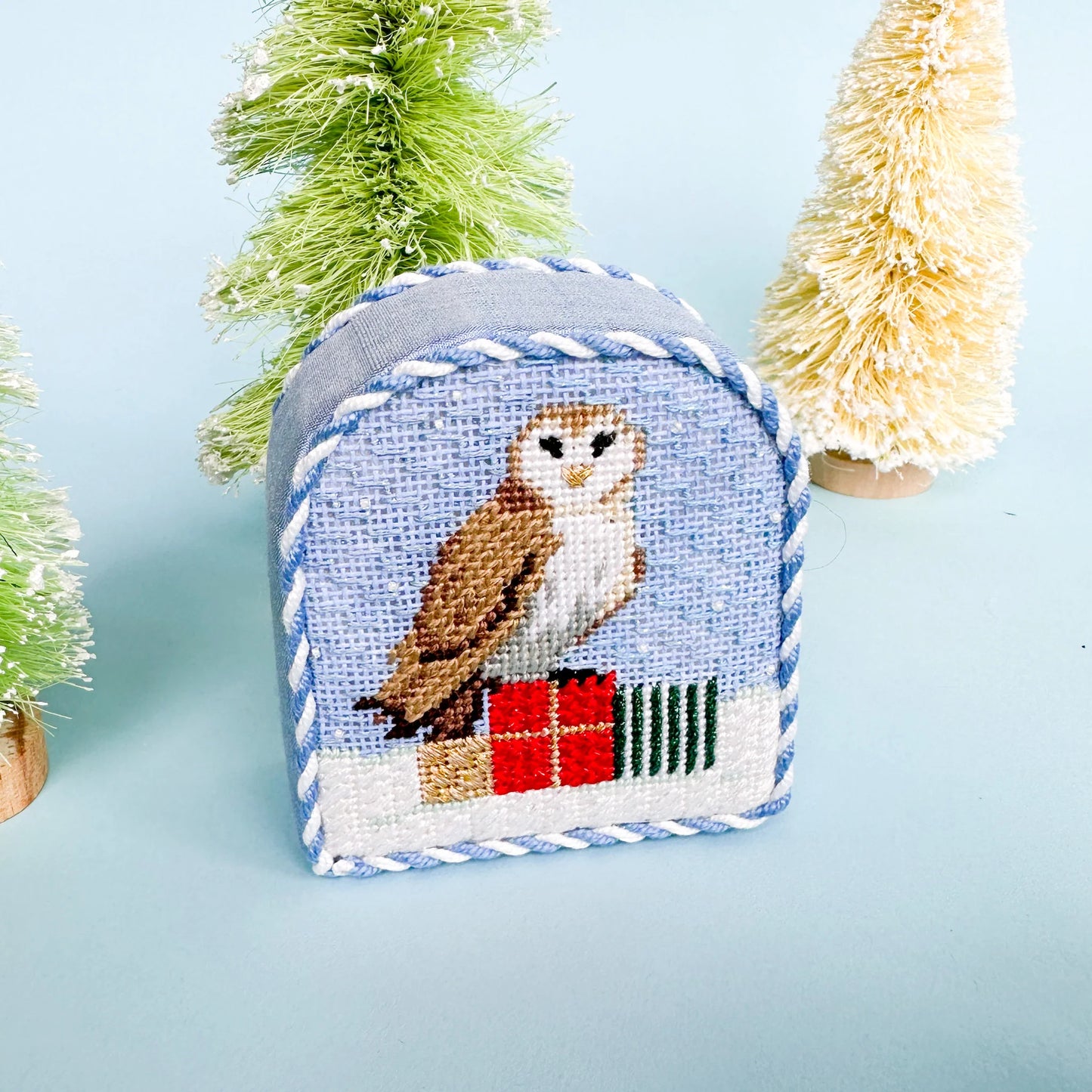 Christmas Forest Owl Stitch Guide Included