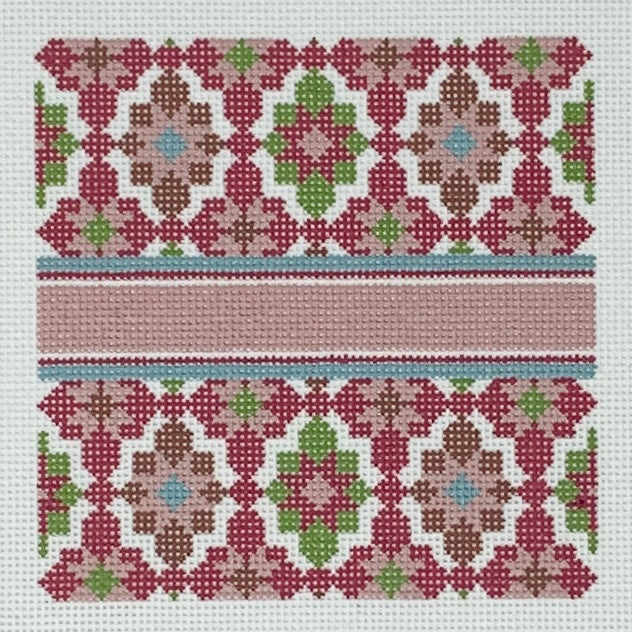 Portuguese Tiles 4" Square-Magenta