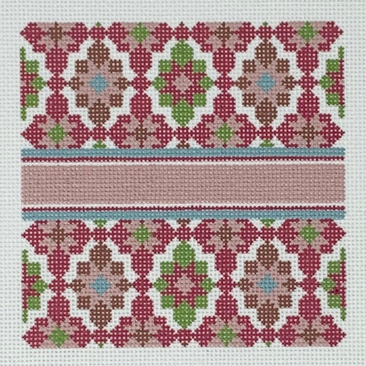 Portuguese Tiles Magenta 4" Lauren Bloch