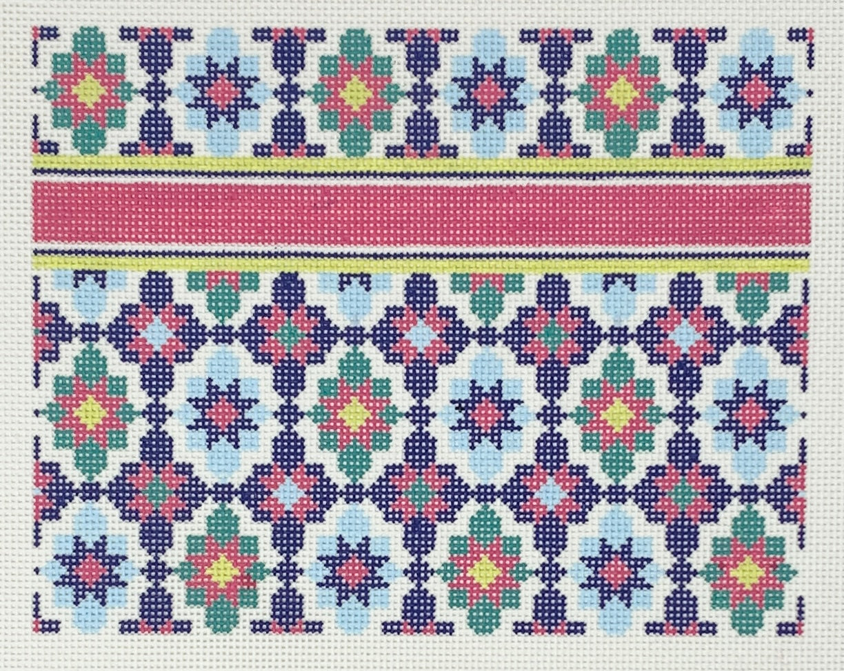 Portuguese Tiles Clutch-Summer, 13m