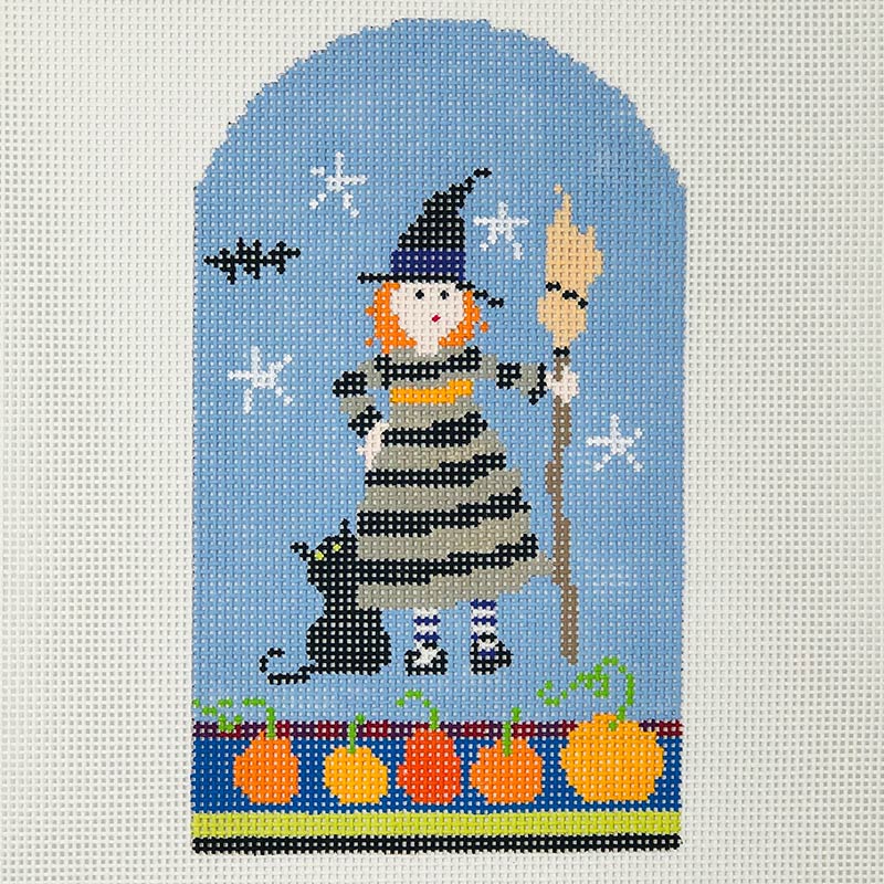 Witch with Broom PSW002