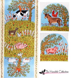 Farm Scene Satchel The Meredith Collection