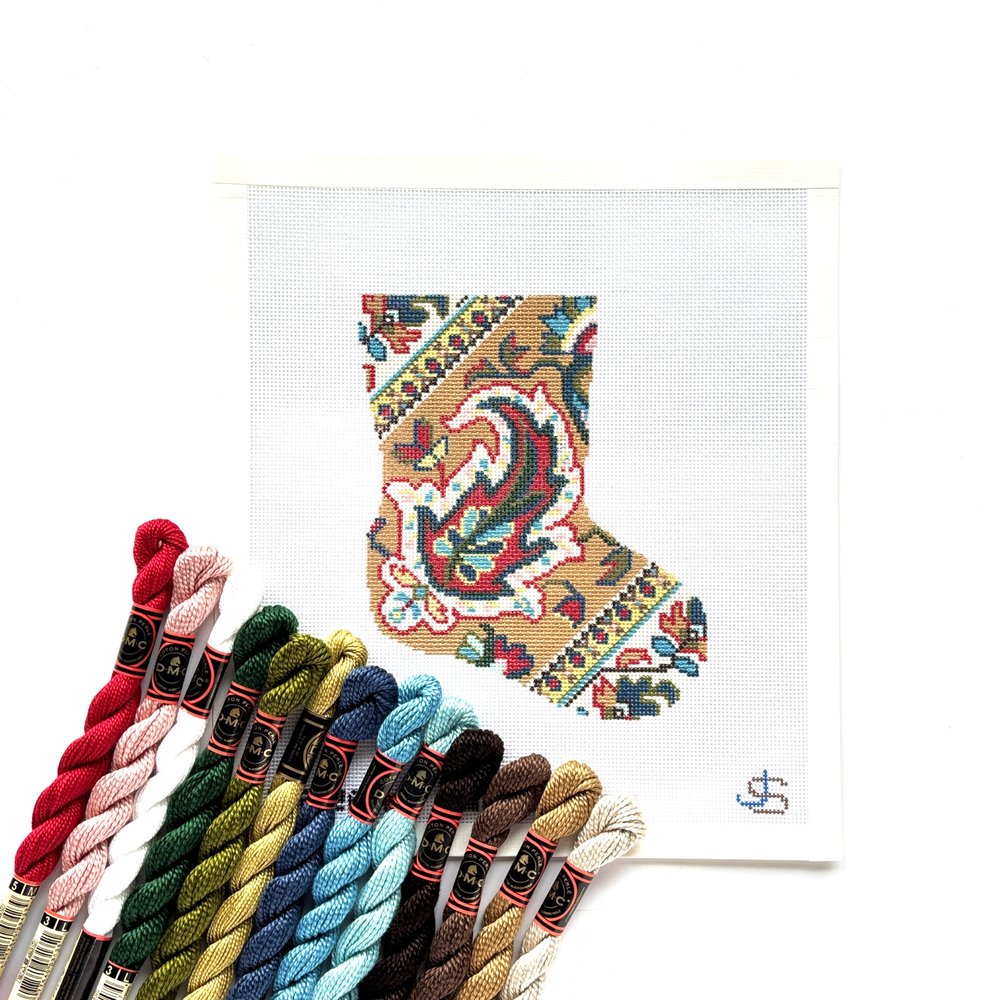 Mini Stocking Paisley Jeni Sandberg