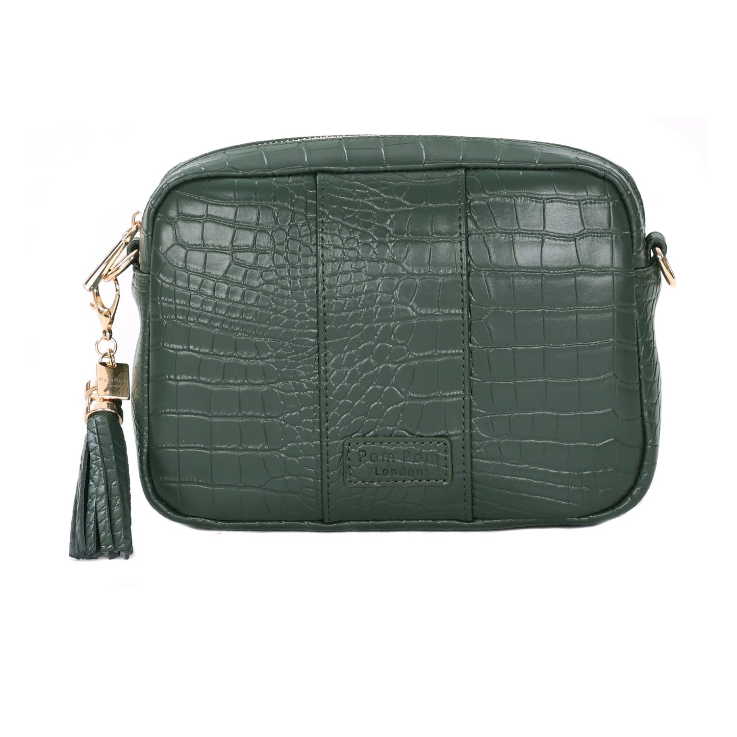 Pom Pom London City Croc Pine Green