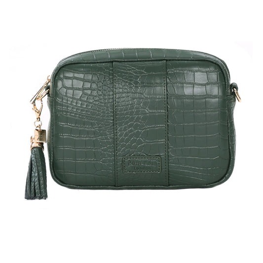 Pom Pom London City Croc Pine Green