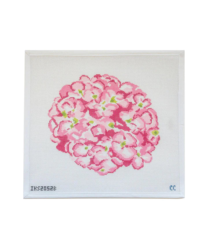 Pink Hydrangea Initial K