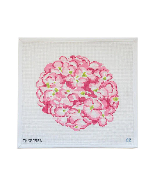 Pink Hydrangea Initial K