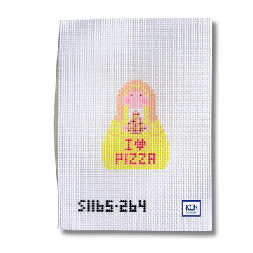 I Love Pizza Stitchit Angel KC Designers