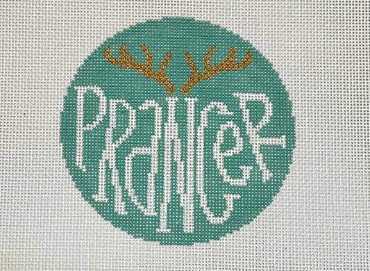 Prancer Teal Ornament Kay Irby
