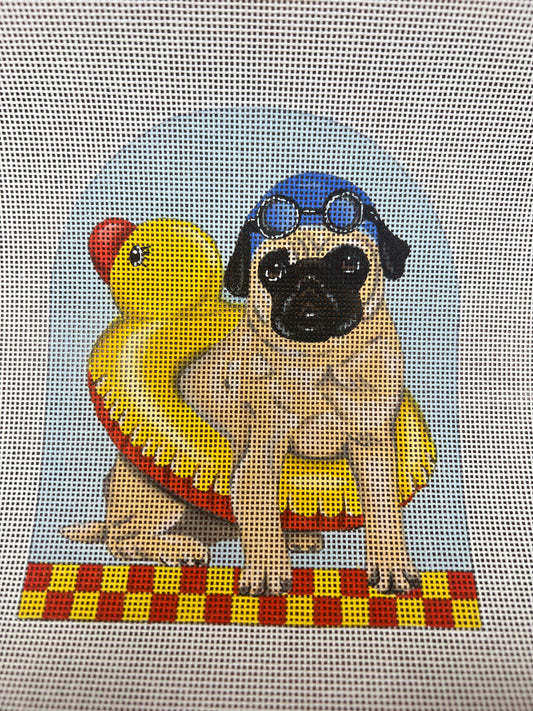 Pug Swimmer Mary Lake Thompson