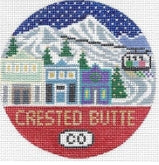 Crested Butte Round Doolittle Stitchery