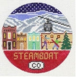 Steamboat Round Doolittle Stitchery R124